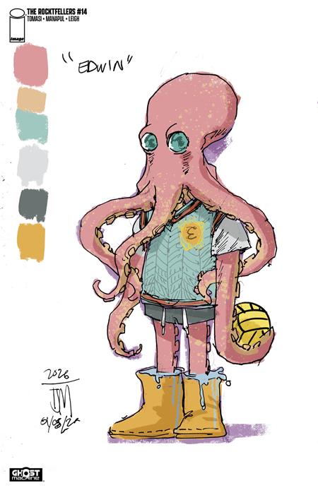Rocketfellers #14 CVR C Francis Manapul Design Sketch Var