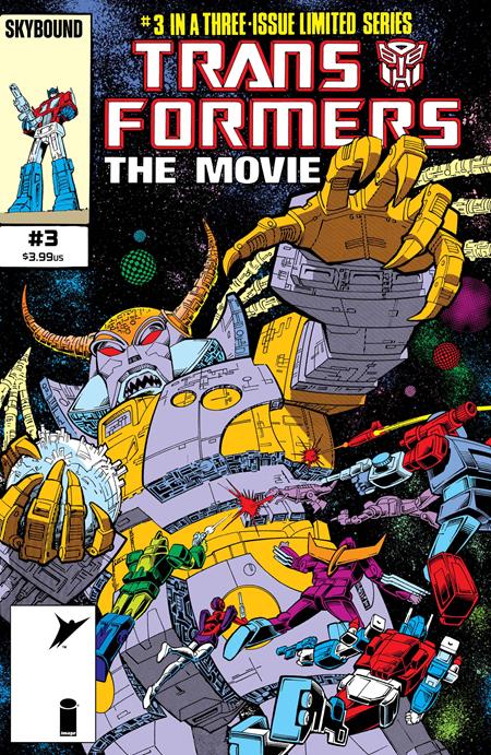 Preorder By 07/13 ~ TRANSFORMERS THE MOVIE 40TH ANNIVERSARY EDITION #3 (OF 3) CVR B DON PERLIN & IAN AKIN VAR