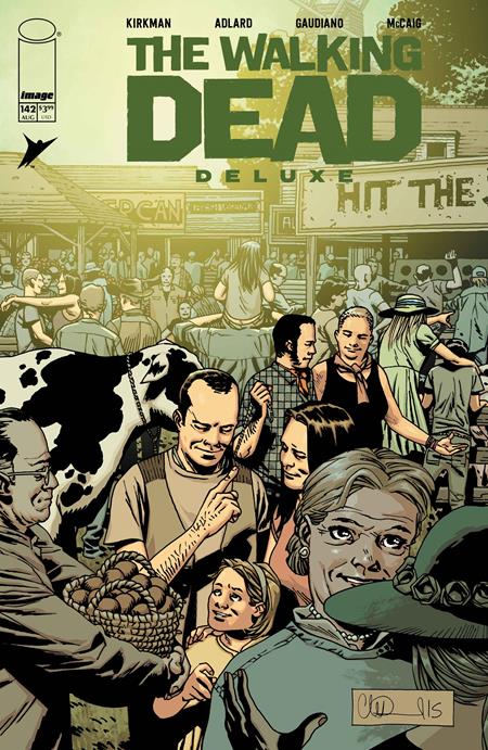 Preorder By 07/13 ~ WALKING DEAD DELUXE #142 CVR B CHARLIE ADLARD & DAVE MCCAIG VAR (MR)