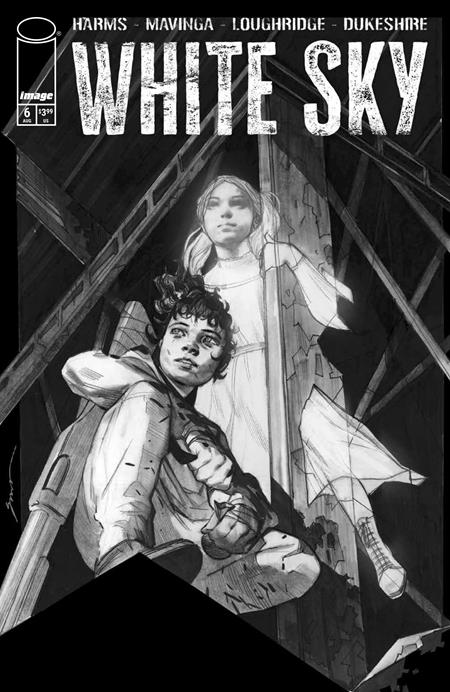 Preorder By 07/20 ~ WHITE SKY #6 CVR D ELIZA IVANOVA B&W VAR (MR)