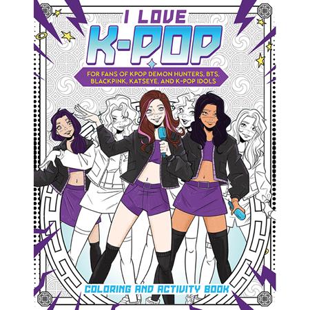 Preorder By 07/06 ~ I LOVE K-POP TP COLORING AND ACTIVITY BOOK