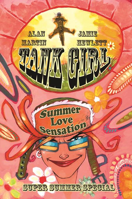 Preorder By 07/13 ~ TANK GIRL SUMMER LOVE SENSATION 35TH ANNIVERSARY COMIC (ONE SHOT) CVR A JAMIE HEWLETT