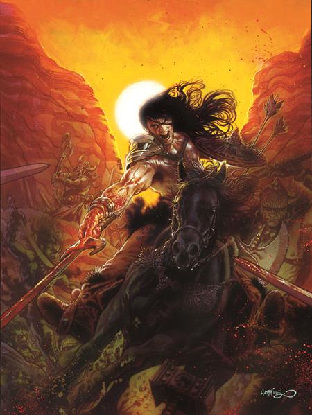 Preorder By 07/06 ~ SAVAGE SWORD OF CONAN REFORGED #6 CVR D TONY HARRIS VIRGIN FOIL VAR (MR)