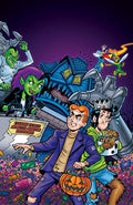 Archies Halloween Spectacular (One Shot) CVR D Steven Butler Lily Butler Foil Full Art Var