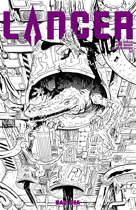 Lancer #2 (Of 4) Cover D Inc 1:20 Jake Baker B&W Variant