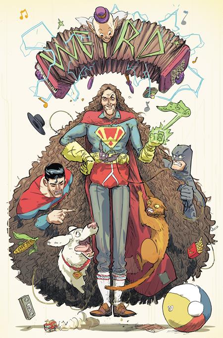 Batman Superman Weird Al Worlds Weirdest #1 (One Shot) CVR C Riley Rossmo Card Stock Var