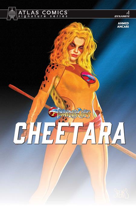 Thundercats Cheetara #1 CVR J Mark Spears Atlas Edition Signed By Saladin Ahmed Var