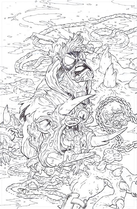 Final Boss #10 Cover E Inc 1:25 Tyler Kirkham B&W Virgin Variant (Mr)