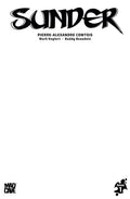 Sunder #1 Cover E Blank Sketch Variant