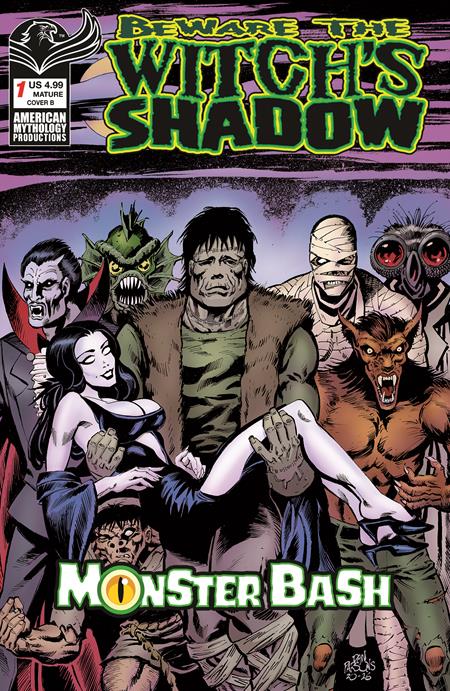 Beware The Witchs Shadow Monster Bash #1 Cover B Dan Parsons Variant (Mr)