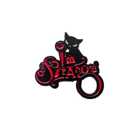 Emily The Strange IM Strange Enamel Pin Badge