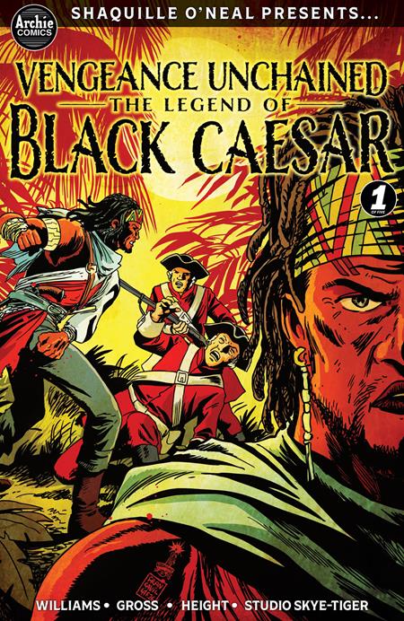 Shaquille Oneal Presents Vengeance Unchained The Legend Of Black Caesar #1 (Of 5) Cover C Francesco Francavilla Connecting Variant