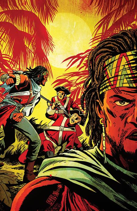 Shaquille Oneal Presents Vengeance Unchained The Legend Of Black Caesar #1 (Of 5) Cover F Francesco Francavilla Connecting Foil Variant