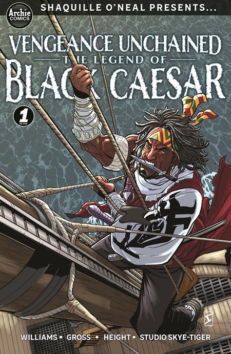 Shaquille Oneal Presents Vengeance Unchained The Legend Of Black Caesar #1 (Of 5) Cover G Inc 1:10 Jamal Igle Foil Variant
