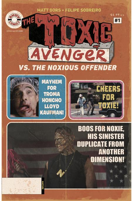 Toxic Avenger Vs The Noxious Offender #1 (Of 5) Cover C 5 Copy Troma Photo Wrasslin Magazine Unlock Variant (Mr)