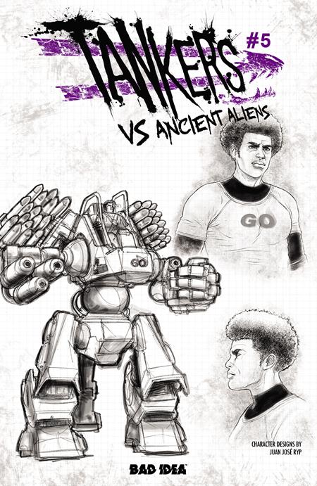 Tankers Vs Ancient Aliens #5 (Of 5) Cover C Juan Jose Ryp Design Variant