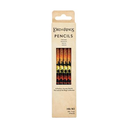 Lord Of The Rings Pencils 4 Pack A Perilous Journey
