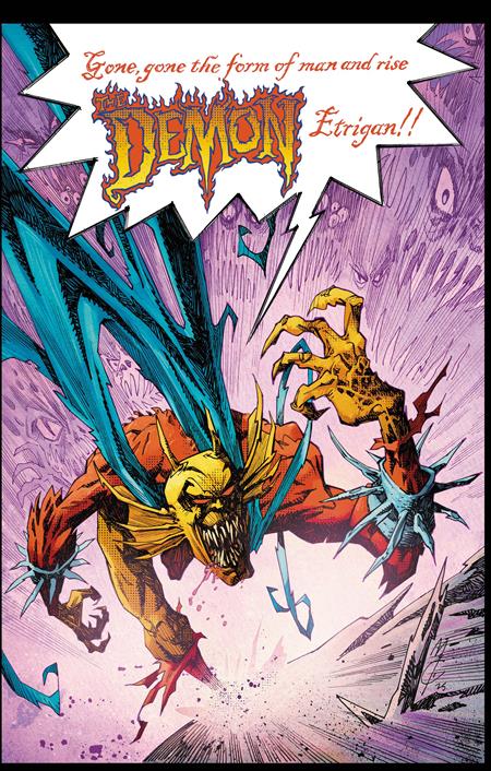 Demon #1 Cover G Inc 1:25 John Mccrea Card Stock Variant