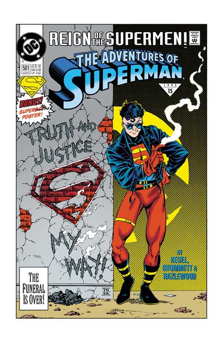 Adventures Of Superman #501 Facsimile Edition Cover A Tom Grummett