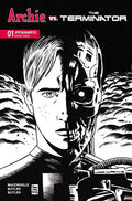 Archie Vs The Terminator #1 Cover O Inc 1:25 Francesco Francavilla Line Art Variant