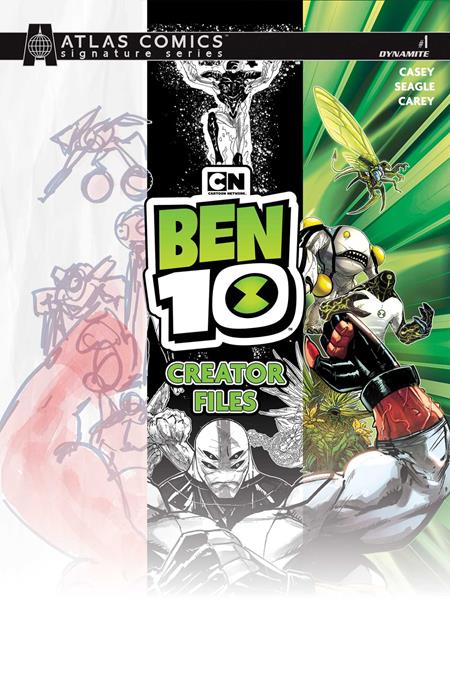 Ben 10 #1 Creator Files (One Shot) Cover C Robert Carey Atlas Edition Signed By Joe Casey Variant
