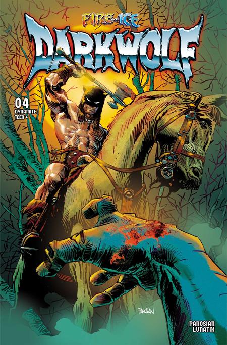 Fire And Ice Darkwolf #4 Cover F Dan Panosian Metal Premium Variant