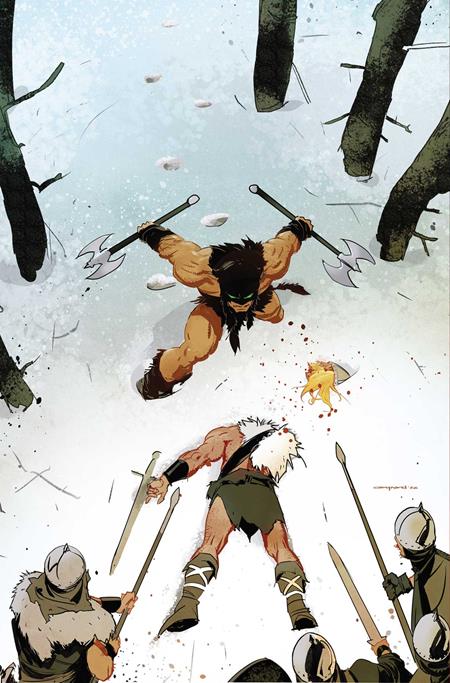 Fire And Ice Darkwolf #4 Cover H Inc 1:10 Cary Nord Virgin Variant