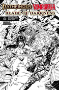 Pathfinder Vampirella Blade Of Darkness #1 Cover H Inc 1:10 Steven Cummings Line Art Variant