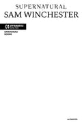 Supernatural Sam Winchester #1 Cover F Blank Authentix Variant