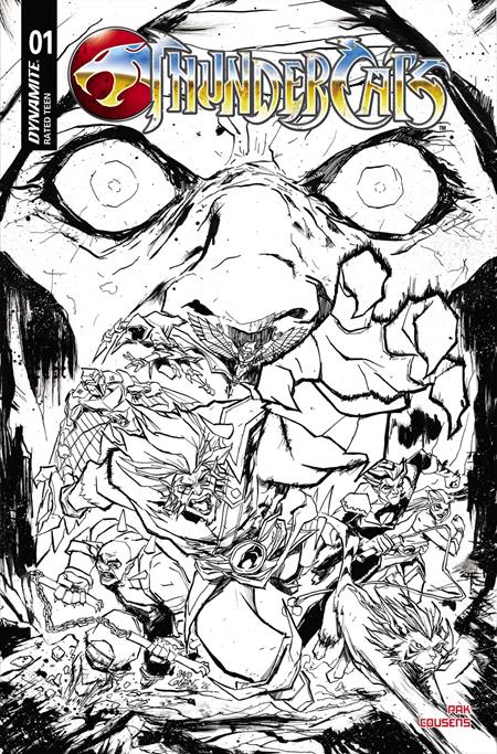 Thundercats (2026) #1 Cover N Inc 1:20 David Cousens Line Art Variant