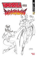 Vampirella Vs Darkstalkers Special #1 (One Shot) Cover K Inc 1:15 Joseph Michael Linsner Line Art Variant