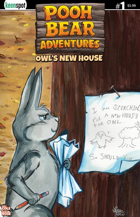 Pooh Bear Adventures Owls New House #1 (One Shot) Cover A Tessa Rose