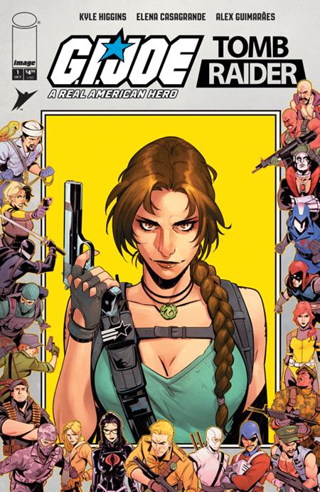 Gi Joe A Real American Hero Tomb Raider #1 (Of 5) Cover F Inc 1:100 Lorenzo Tammetta & Mike Spicer Foil Variant