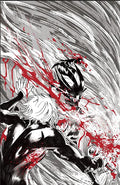 Fireborn #5 Cover E Patrick Mulholland Black And White And Blood Virgin Cardstock Variant