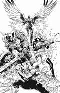 Spawn Scorched #56 Cover B Yildiray Cinar B&W Virgin Variant