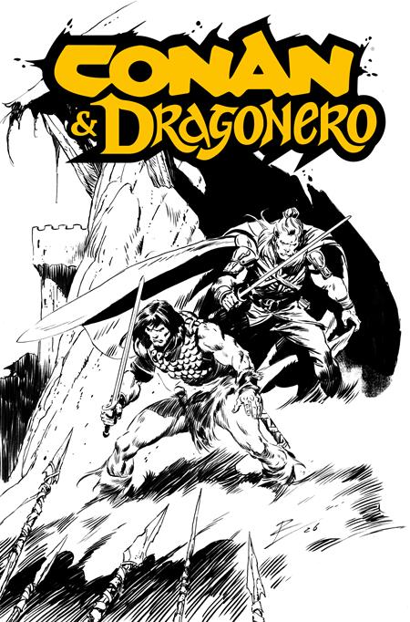 Conan & Dragonero #1 Sdcc Exclusive Rob De La Torre Inks Cardstock Variant (Mr)