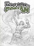 Savage Sword Of Conan #15 Sdcc Exclusive Alex Horley Cardstock Inks Variant (Mr)