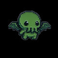 Titan Merch Original Gaming 8 Bit Cthulhu Quest Enamel Pin Badge