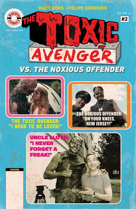Toxic Avenger Vs The Noxious Offender #2 (Of 5) Cover C 5 Copy Troma Photo Unlock Variant (Mr)