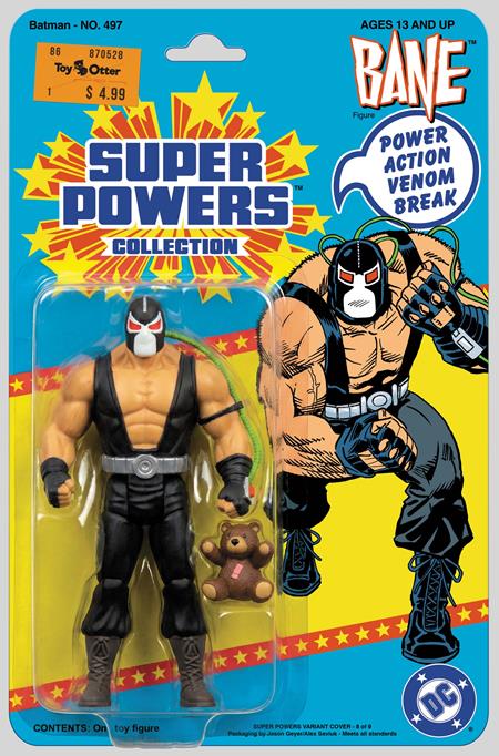 Batman #497 Facsimile Edition Cover D Jason Geyer & Alex Saviuk Bane Super Powers Card Stock Variant