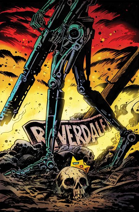 Archie Vs The Terminator #2 Cover J Inc 1:20 Francesco Francavilla Virgin Variant
