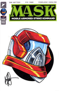 Df Mask #1 Blank Variant Signed And Remarked By Ken Haeser