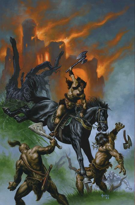 Fire And Ice Darkwolf #5 Cover G Joe Jusko Ltd Virgin Variant
