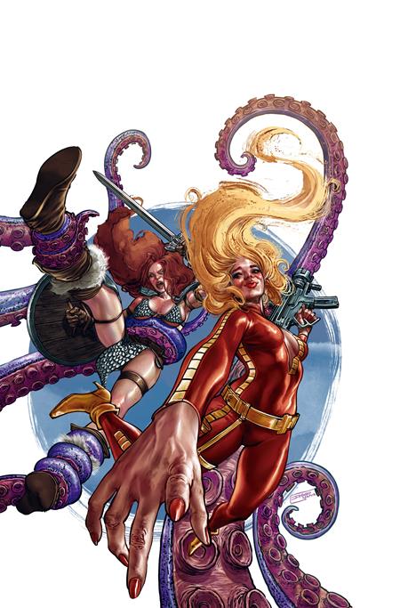 Red Sonja Barbarella #1 Cover P Inc 1:15 Diego Yapur Virgin Variant