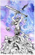 Chainkata #1 Cover H Inc 1:100 Daniel Warren Johnson Raw Art Variant