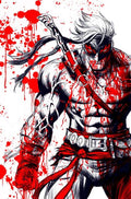 Final Boss #1 Black White And Blood Reprint Cover E Inc 1:50 Tyler Kirkham Virgin Foil Variant (Mr)