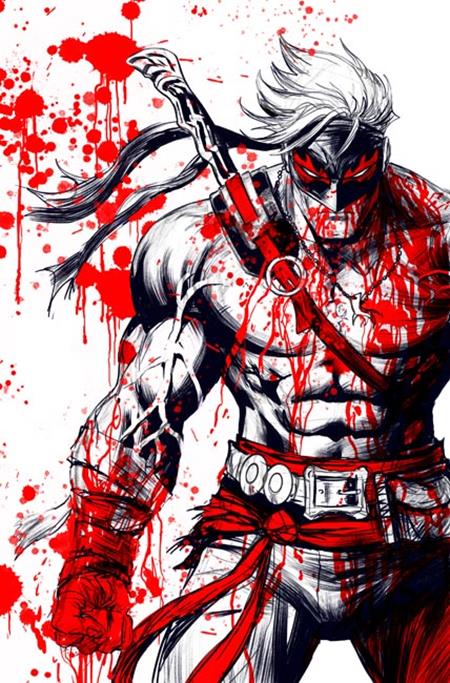 Final Boss #1 Black White And Blood Reprint Cover E Inc 1:50 Tyler Kirkham Virgin Foil Variant (Mr)