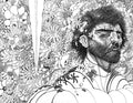 Karman Blade #3 (Of 4) Cover C Inc 1:25 Ian Bertram B&W Wraparound Virgin Variant (Mr)