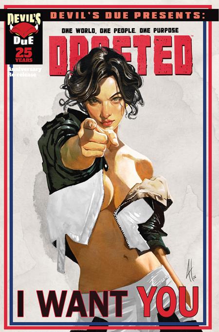 Devils Due Presents Drafted #1 (One Shot) Cover B Joel H Herrera Variant