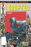 Devils Due Presents Drafted #1 (One Shot) Cover D Chris Lie Josh Blaylock 25Th Anniversary Homage Variant